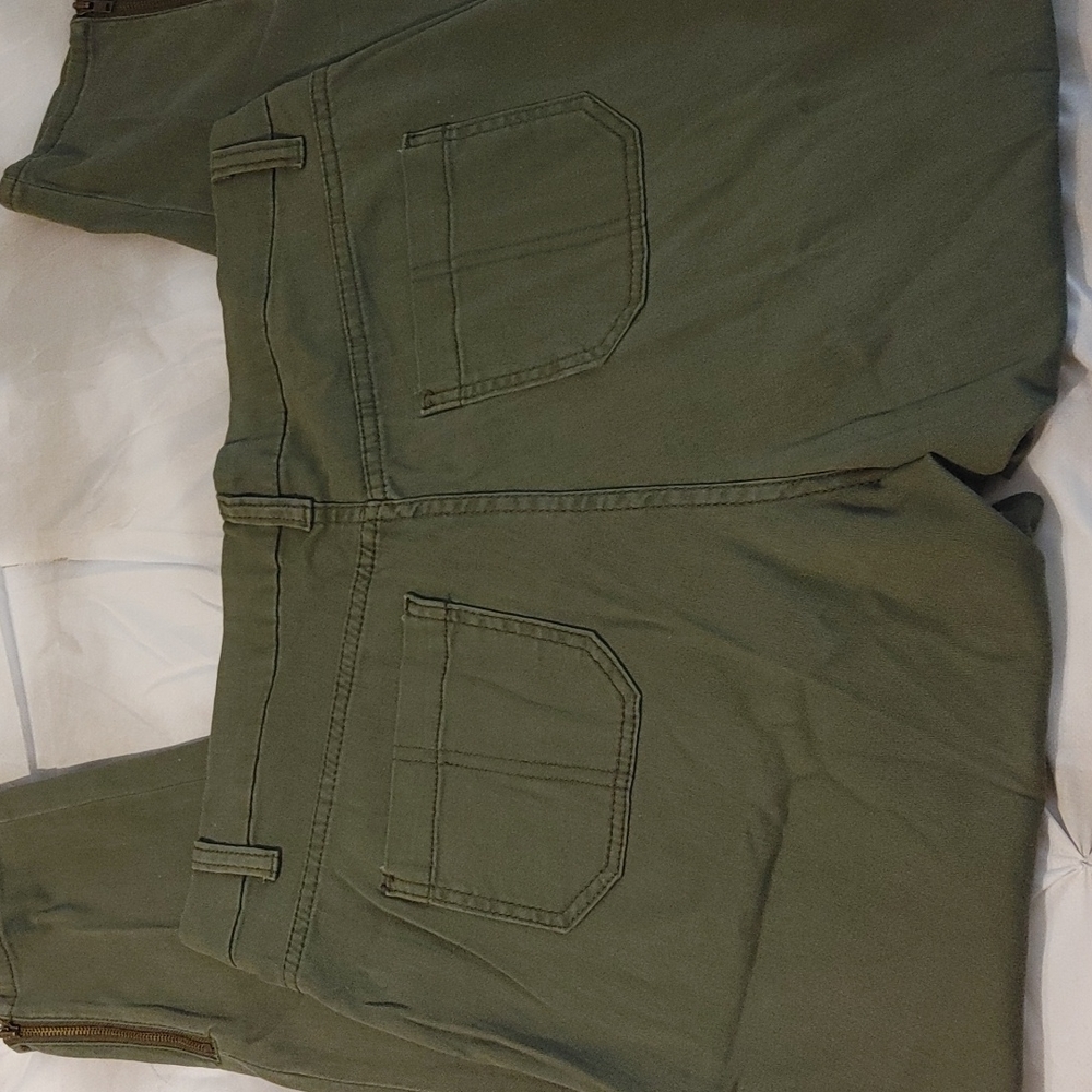 Lane Bryant green jeans/pants size 16 - Picture 3 of 9